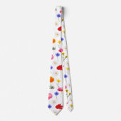 Cravate fleurs sauvages (Devant)