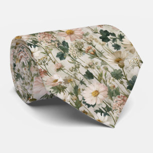 Cravate Fleurs sauvages de Garden Bloom dans le Mariage de