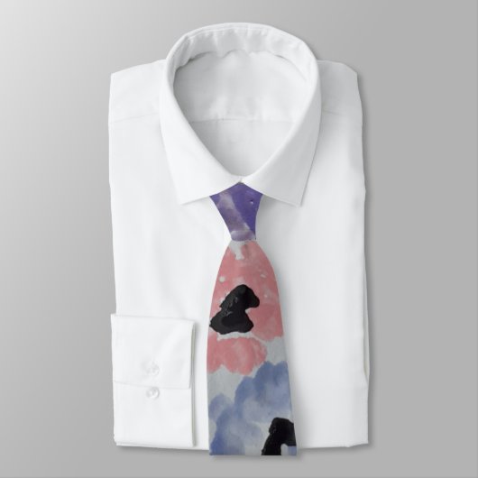 Cravate Fleurs sauvages d'été (Attaché)