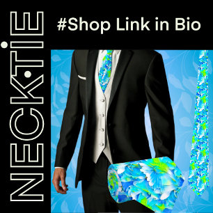 Cravate Fleurs tropicales florales