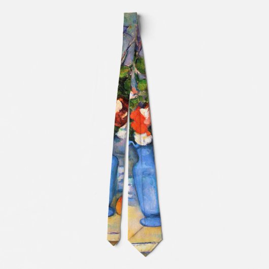 Cravate Fleurs Vase Bleues, Paul Cezanne (Dos)