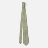 Cravate Fleurs Vert Sauge Vintage Douce (Dos)