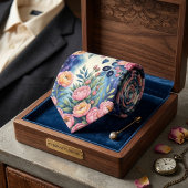 Cravate Fleurs Vibrantes