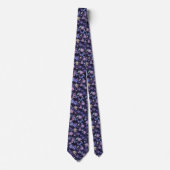 Cravate Fleurs Violettes (Devant)