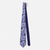 Cravate Fleurs violettes (Devant)