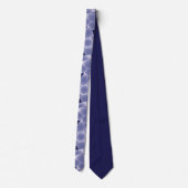 Cravate Fleurs violettes (Dos)