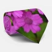Cravate Fleurs violettes de San Francisco (Roulé)