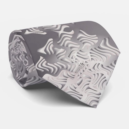 Cravate flocon d'argent (Roulé)