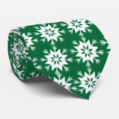 Cravate Flocon de neige de Noël (Roulé)