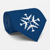 Cravate Flocon de neige des avions B-52 (Roulé)