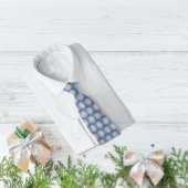 Cravate Flocon de neige en papier Rose carrelé sur dégradé