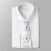 Cravate Flocon de neige rond (Attaché)