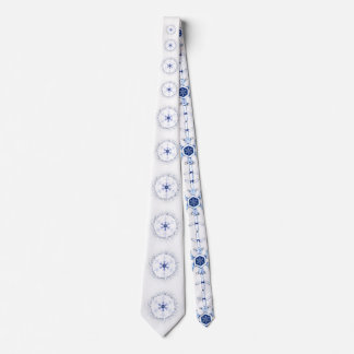 Cravate Flocon de neige rond