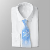 Cravate Flocons de neige (Attaché)