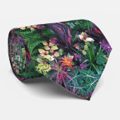 Cravate Flora hawaïenne tropicale (Roulé)