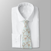 Cravate Floraisons Florentines Italiennes (Attaché)