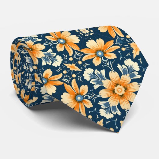 Cravate Floral (Roulé)