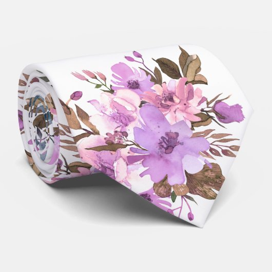 Cravate Floral (Roulé)