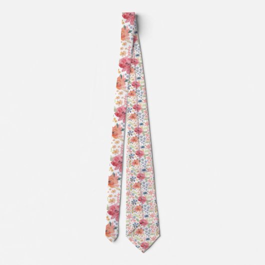 Cravate Floral d'été (Dos)