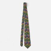 Cravate floral d'été coloré (Dos)