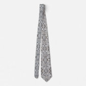 Cravate Floral gris (Dos)