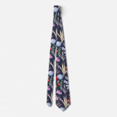 Cravate Floral Surface Pattern Fashion Botanical           (Dos)