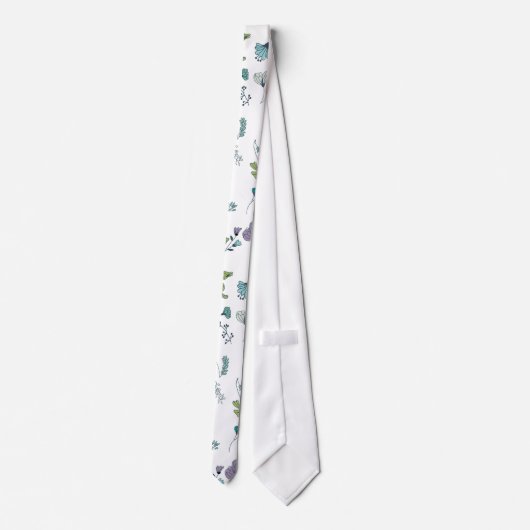 Cravate florale (Dos)