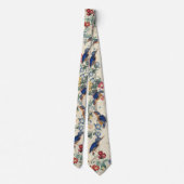 Cravate florale animale de Redoute d'oiseaux (Dos)