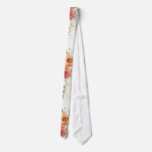 Cravate florale aquarelle (Dos)