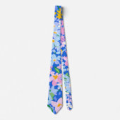Cravate Florale, Cravate Fleur, Cadeau Cravate, Cr (Devant)