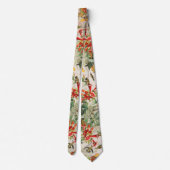 Cravate florale de faune d'oiseaux de colibri (Dos)