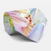 Cravate florale de ressort en pastel (Roulé)