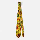 Cravate florale de tournesol (Devant)