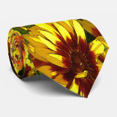 Cravate florale de tournesol (Roulé)