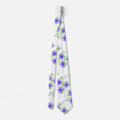 Cravate florale pourpre (Dos)