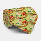 Cravate flore 2, ÉTIQUETTE de CIGARE (Roulé)