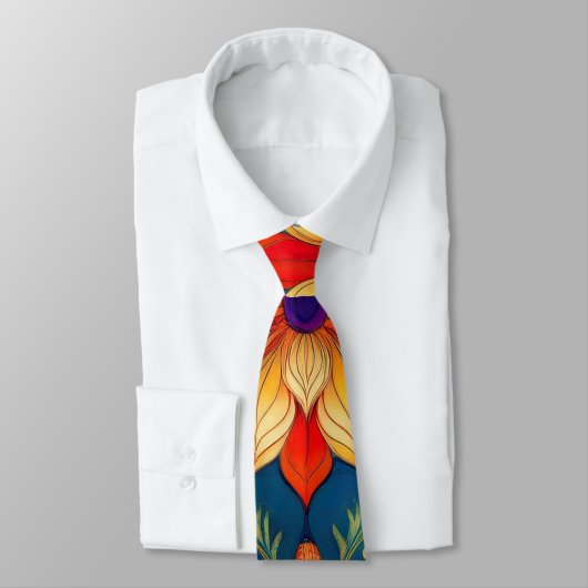 Cravate Flore folk (Attaché)