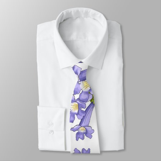 Cravate Flores do Brasil jacaranda (Attaché)