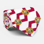 Cravate Floride Cravates, mode USA, Floride Drapeau (Roulé)