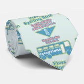 Cravate Floss Rule Phonics Apprentissage Anglais (Roulé)