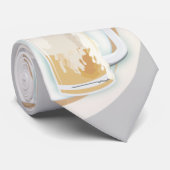 Cravate flottante de bière de rose (Roulé)