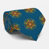 Cravate FLOWER OF LIFE - Fractal Blossom 1 (Roulé)