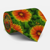 Cravate "Flower Power" (Roulé)