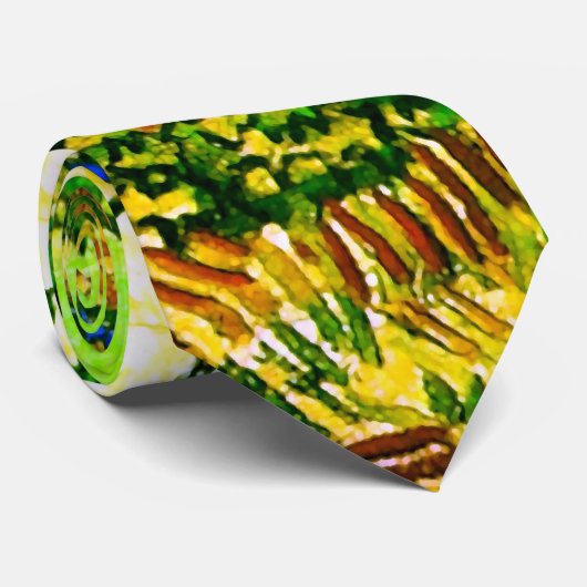 Cravate Flowering Garden with Path Van Gogh Fine Art (Roulé)