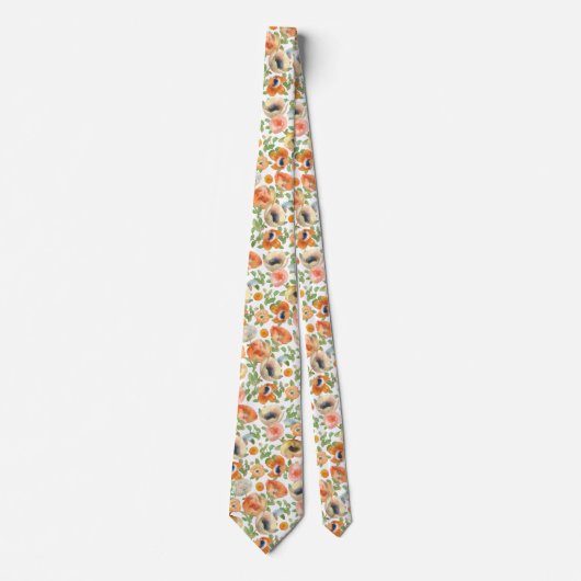 Cravate Flowers (Devant)