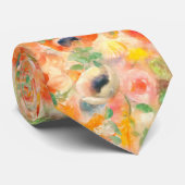 Cravate Flowers (Roulé)