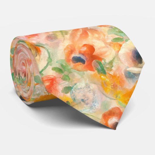 Cravate Flowers (Roulé)