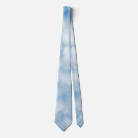 Cravate Fluffy White Clouds (Devant)