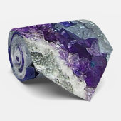 Cravate Fluorine pourpre (Roulé)