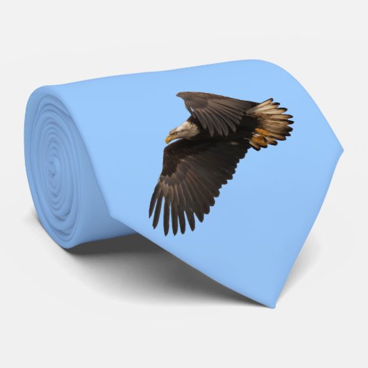 Cravate Flying Bald Eagle Wildife (Roulé)
